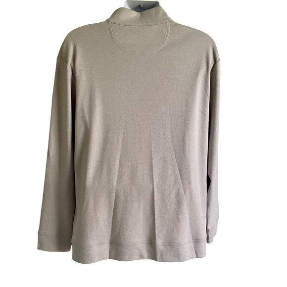 Tackle & Tides 1/4 Zip Long Sleeve Pullover Top Men's Large Gray NEW - Picture 6 of 9